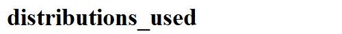 distributions_used