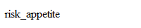 risk_appetite